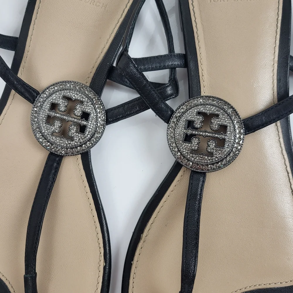 Tory Burch Black Sandals - Picture 2 of 5